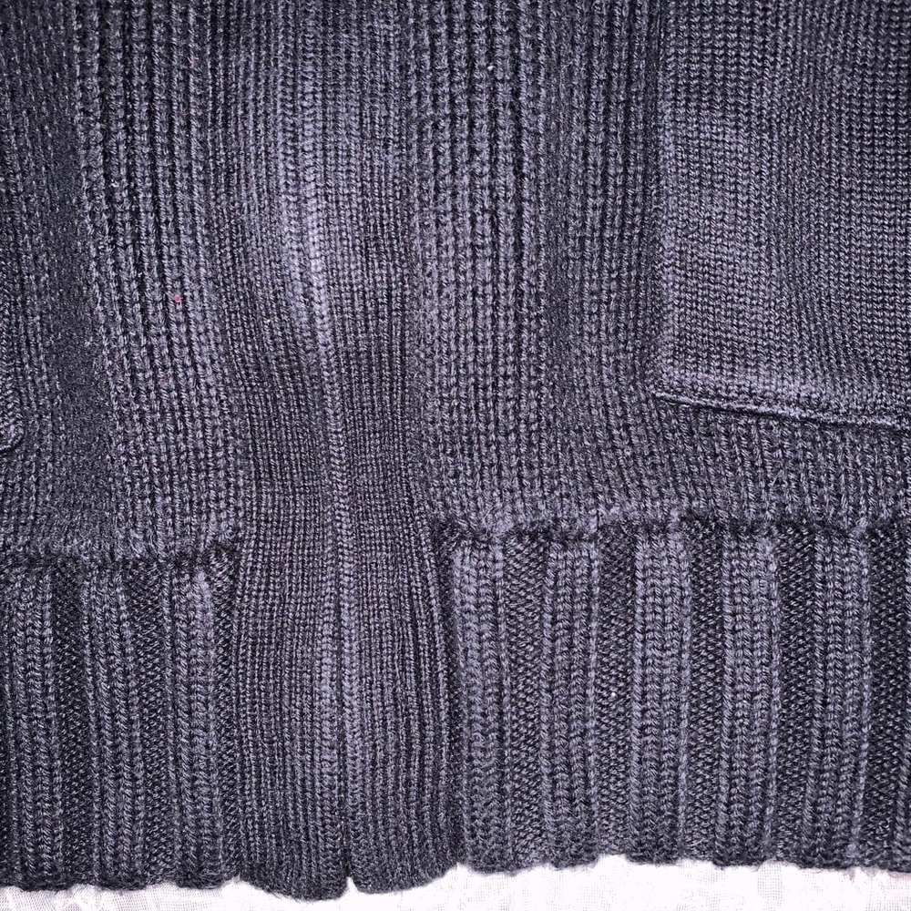 Cutter & Buck Black Zip-up Knit Sweater size Large - Picture 5 of 10